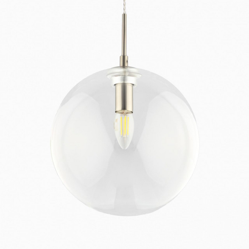 Светильник подвесной 25*135 см, 1*E14 Матовый хром Citilux Томми CL102631