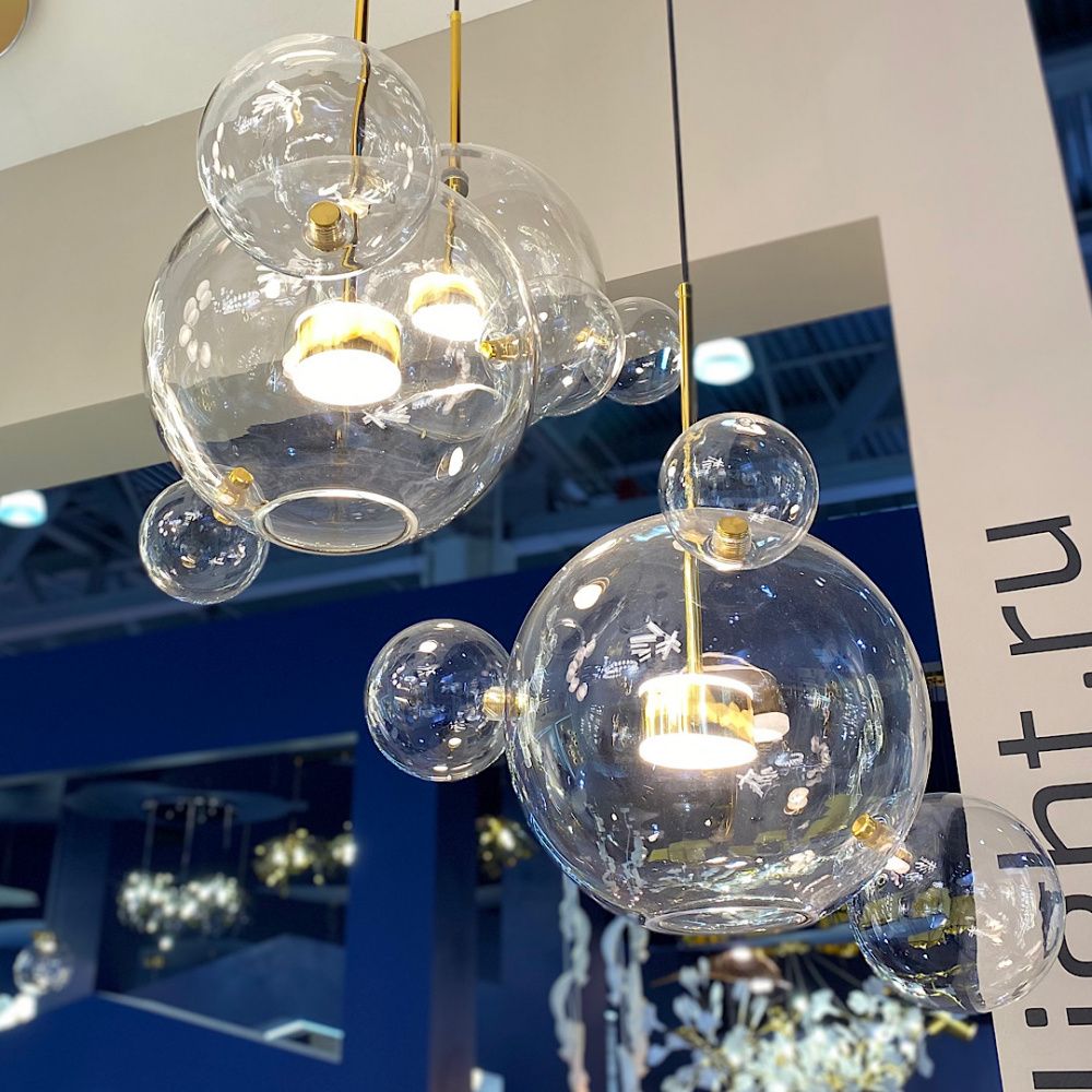 Светильник подвесной KINK Light Галла 07545-4 (3AS),21, 30W LED, 3000K, белый-золото