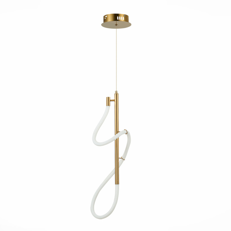 Светильник подвесной 27 см, 16W 4000K ST LUCE Sagrato SL6102.303.16 Латунь