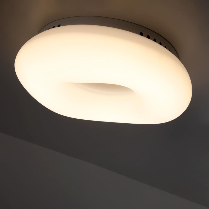 Светильник 28 см, 20W, 3000K-5500K Citilux Стратус CL732B280G белый