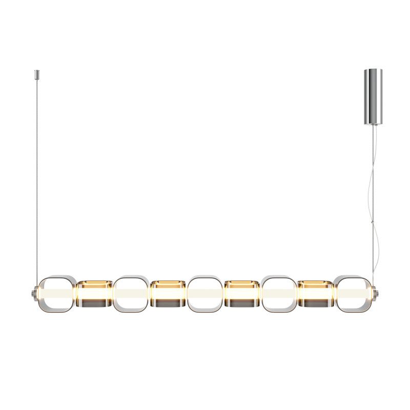 Подвесной светильник 12*18*330 см, LED*22W, 3000K, Maytoni Ritmo MOD381PL-L45CH3K, хром
