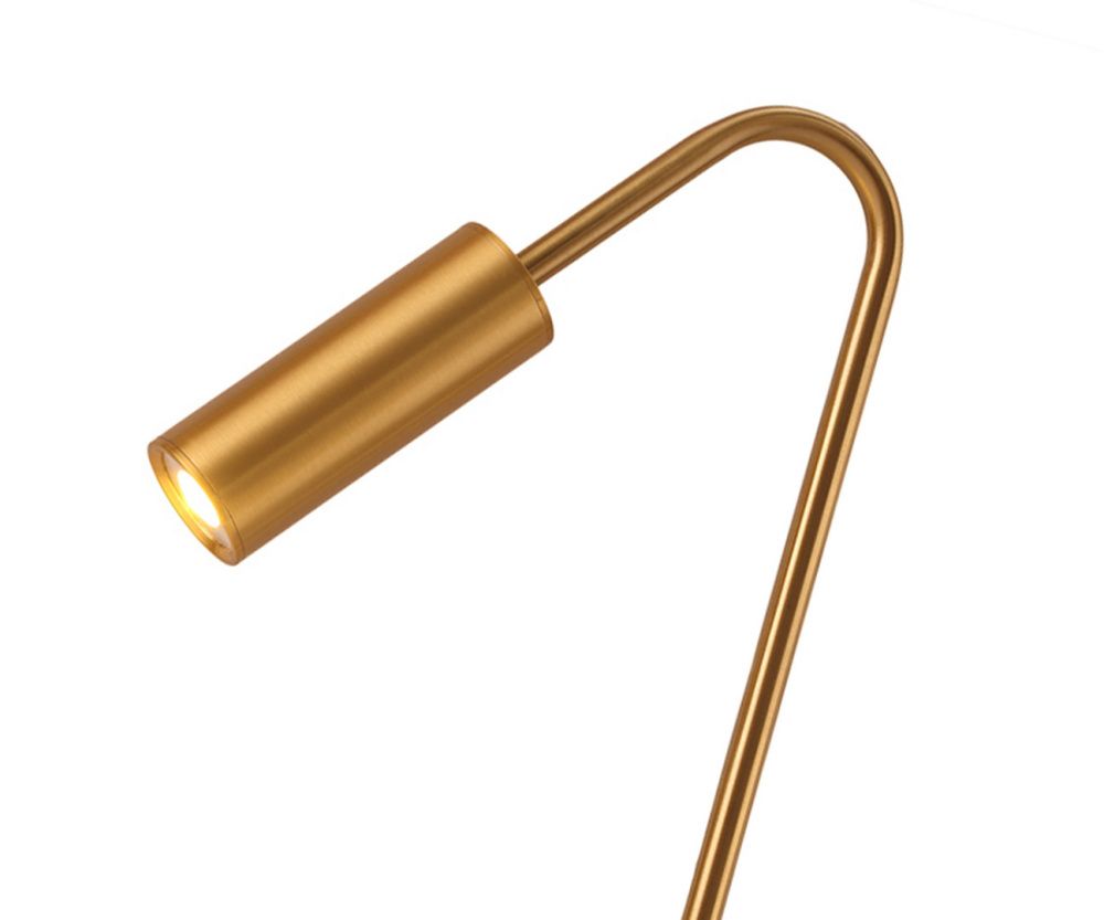 Торшер 145 см, LED 5W, 4000K Грау бронза Kink Light 07045,20