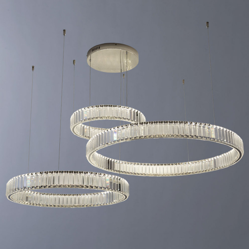 Светильник 110 см, 95W, 4000K, Divinare Renata 1135/02 SP-90, хром
