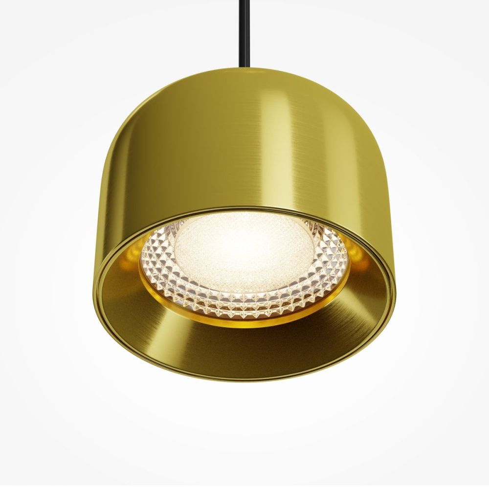 Подвесной светильник 9 см, 12W, 3000K, Maytoni Comfy P113-L12-3K-BS, латунь