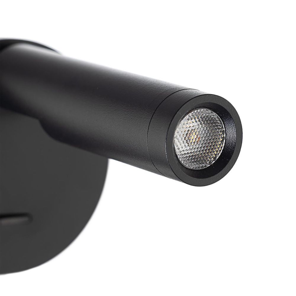 Светильник 11 см, 3W, 3000K, Citilux DEKART CL704101, черный