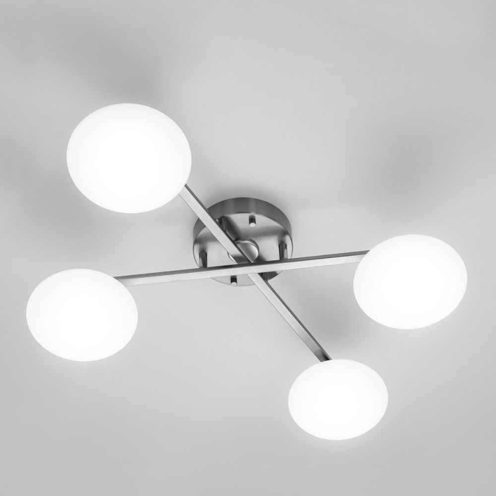 Светильник 75 см, 48W, 3000-5500K, Citilux ATMAN SMART CL226A141 RGB LED, матовый хром