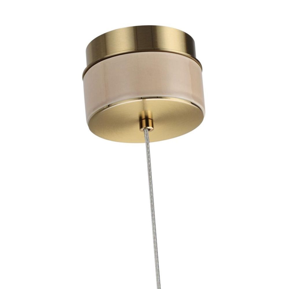 Подвесной светильник 12 см, 6W, 3000K, Odeon Light L-Vision Lulu 5453/6L, бронза-керамика