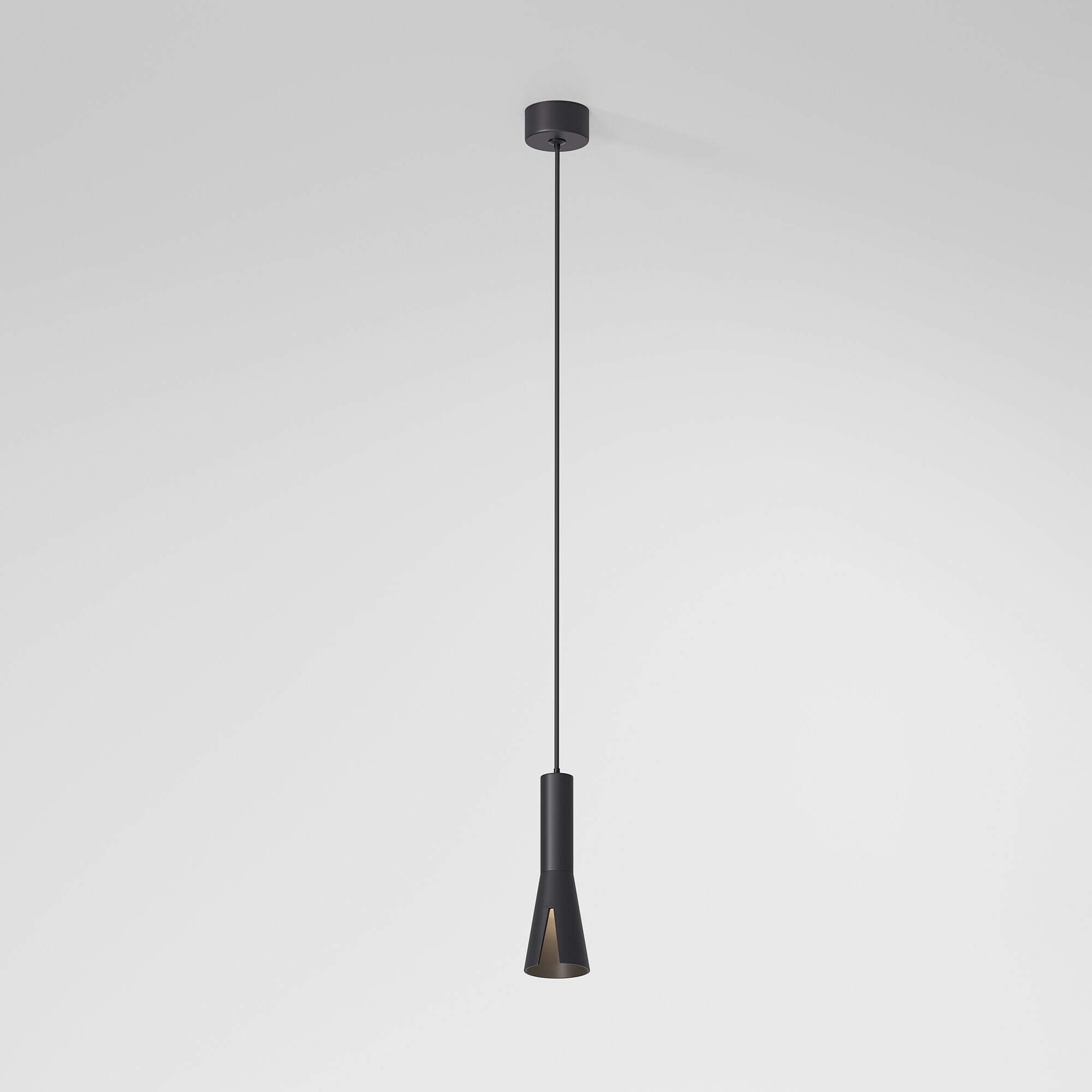 Подвесной акцентный светильник 4*4*142 см, 5W 4000K Elektrostandard Pino 50311 LED черный