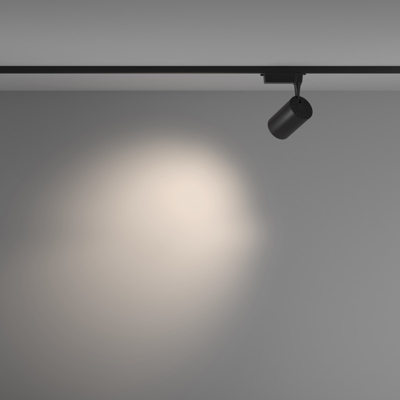 Светильник 9 см, 15W, 4000K, Maytoni Technical TR003-1-15W4K-M-B, черный