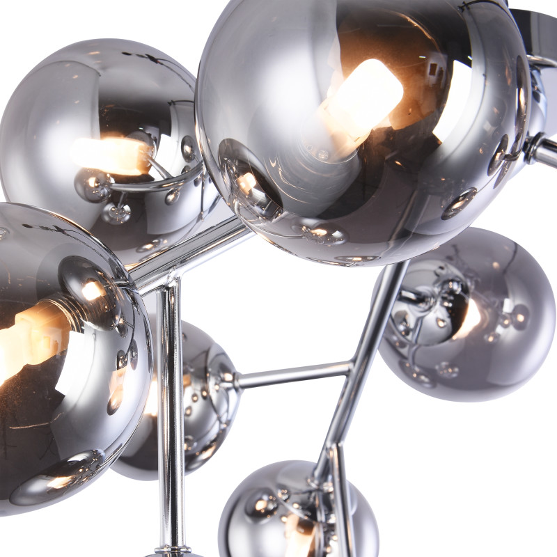 Потолочная люстра Maytoni Dallas MOD545PL-12CH, диаметр 60 см, хром