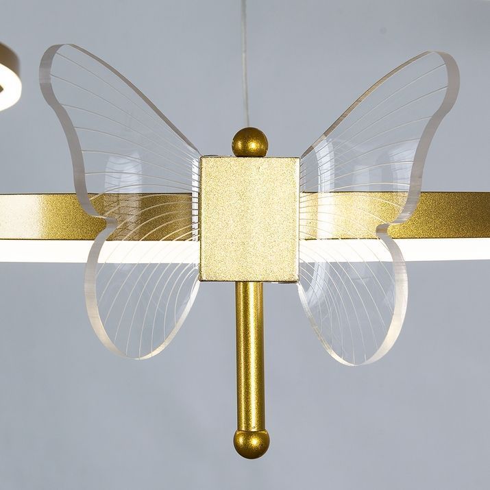 Подвесная люстра 156 см, 170W, 3000-6000K, Arte Lamp Darcy A2187LM-3GO, золото