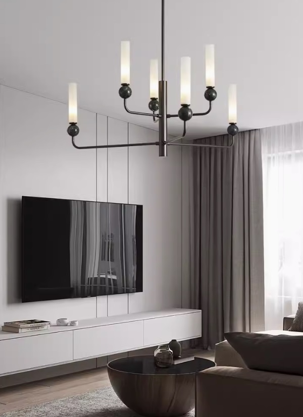 Люстра на штанге Inodesign Stenly Black 6 44.9850