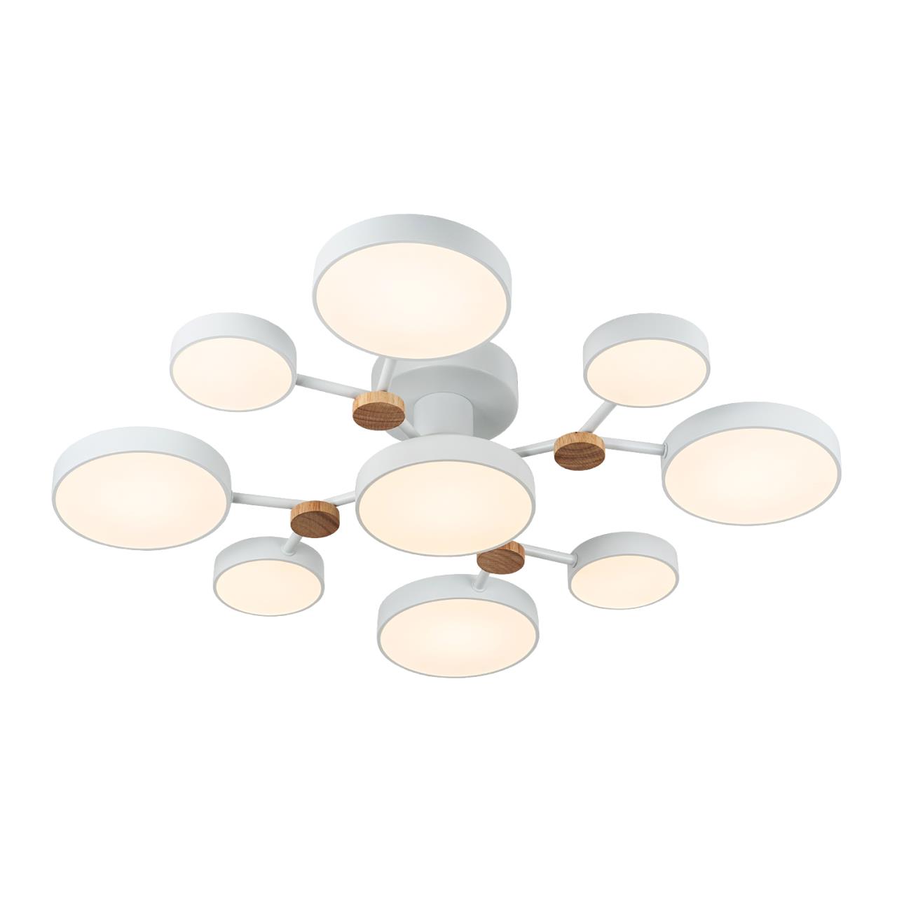 Потолочный cветильник 78*78,5*17,5 см, LED 74W LED4U L3201-780 WT