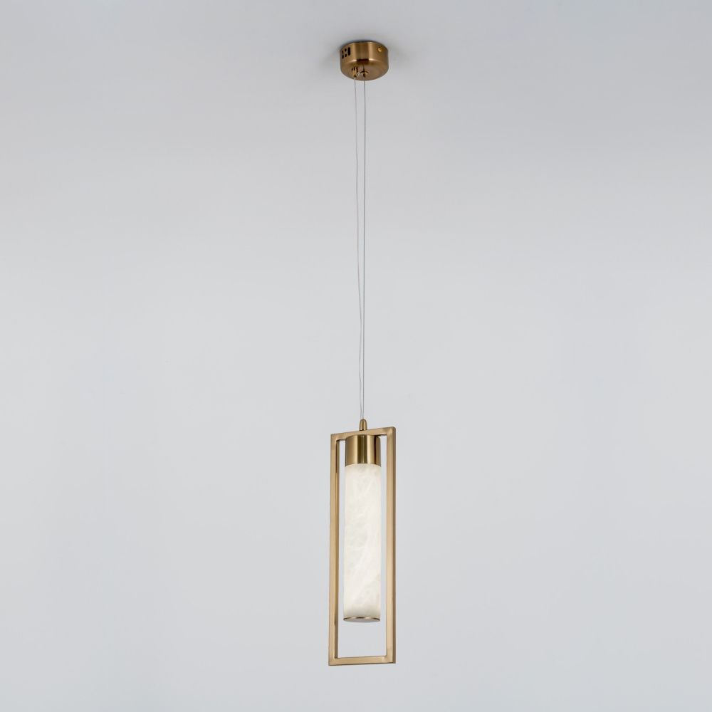 Подвесной светильник 12*6*45/100 см, 1*Е14 MODESTYLE MS.165.120 BS латунь