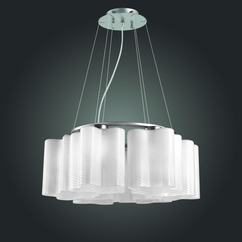 Люстра подвесная 52 см, ST LUCE ONDE SL117.503.06 Серебристый