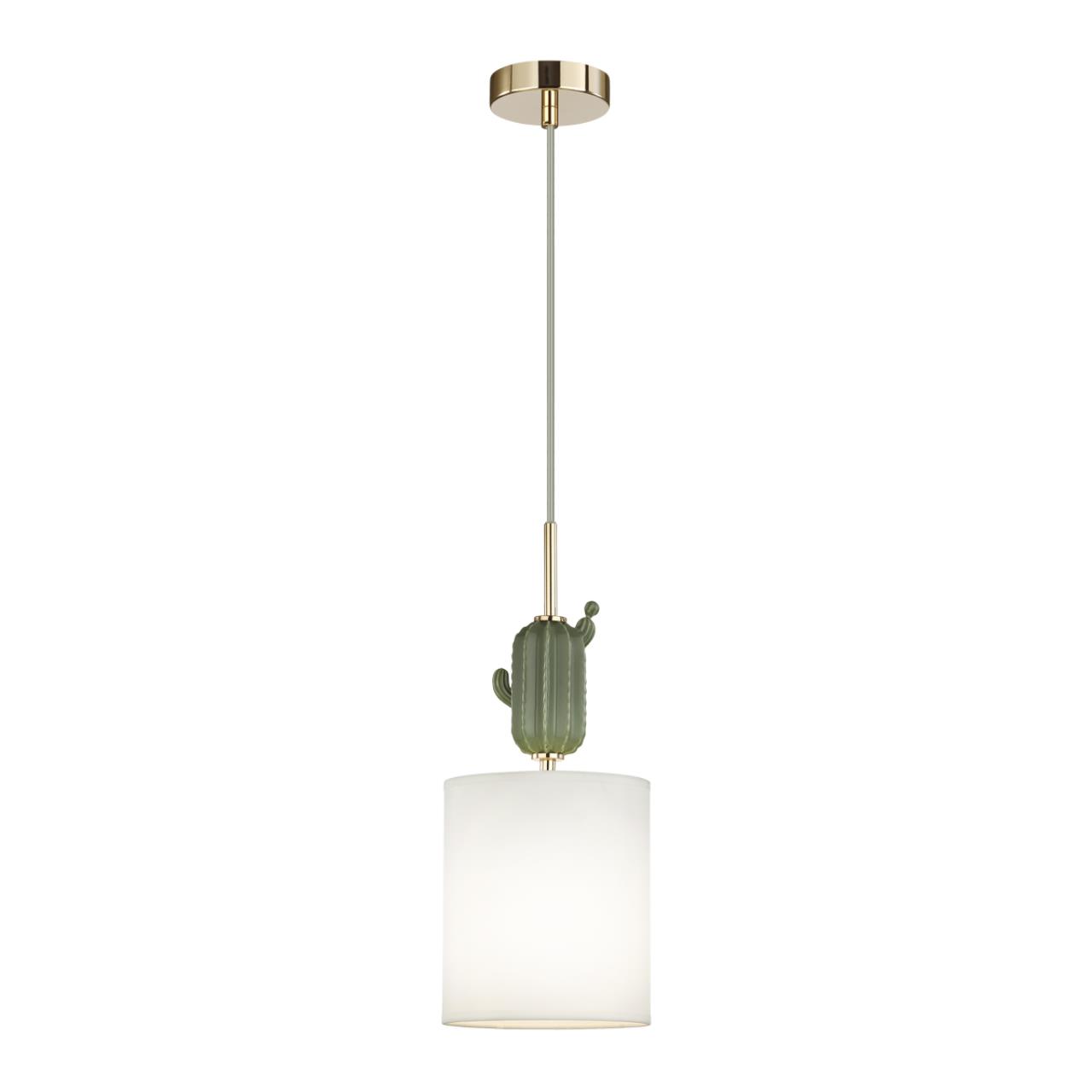 Подвесной светильник  18*18*48-199 см, 1*E14*40W Odeon Light Cactus 5425/1 золотой