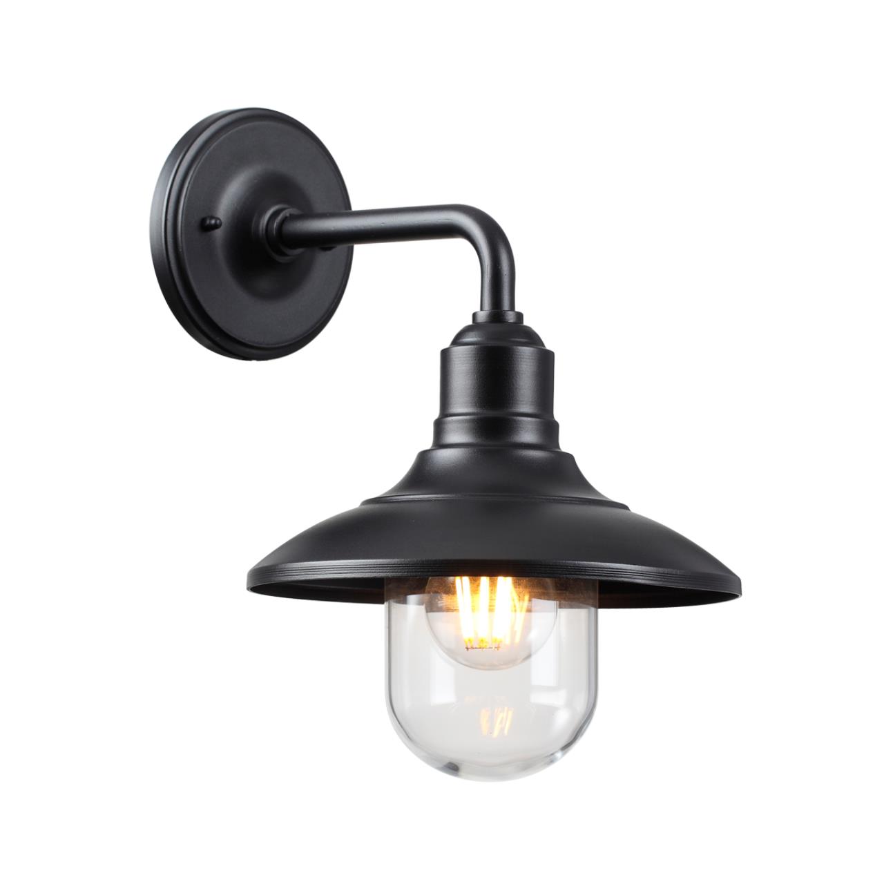 Уличный настенный светильник Odeon Light Campa 4965/1W, черный