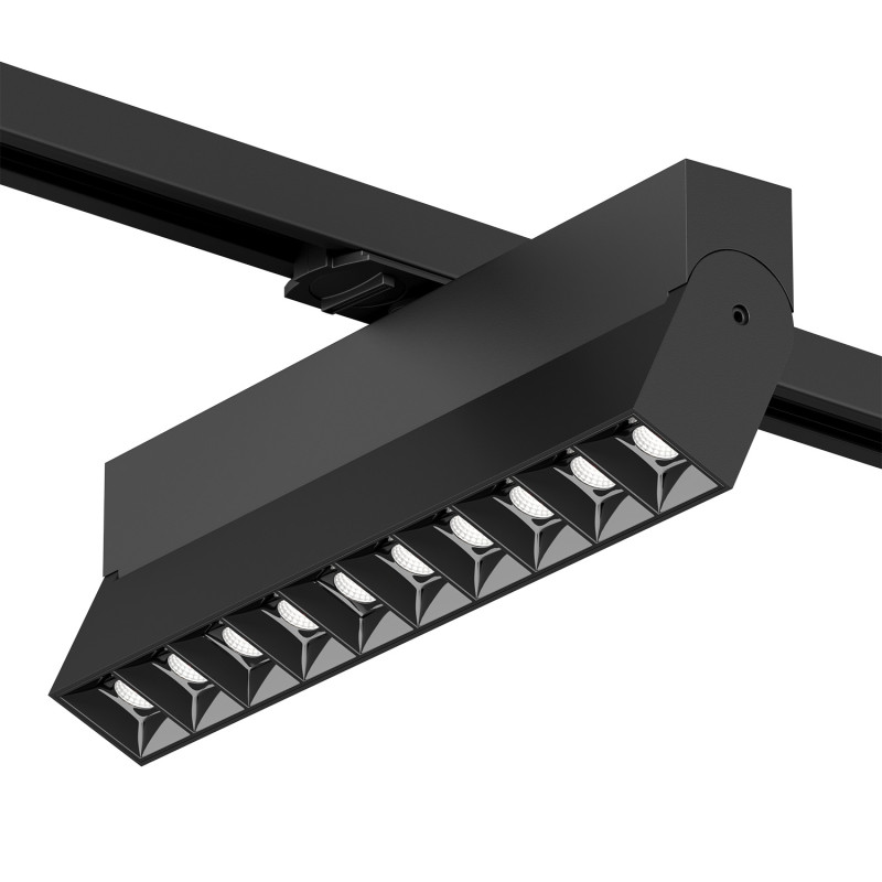 Светильник на шине 27,1*3,5*11,8 см, LED * 20W, 4000K, Denkirs Edder DK6646-BK, черный