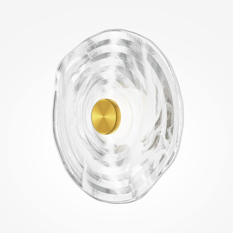 Настенный светильник (бра) 30*7,5*30 см, 5W 3000K Maytoni Sparkle MOD343WL-L5BS3K1 латунь