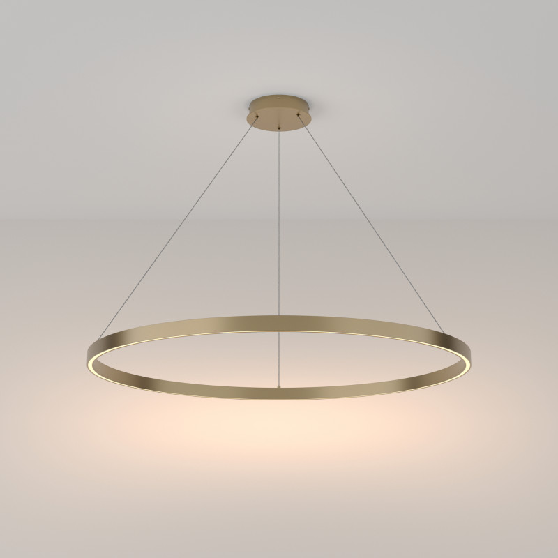 Светильник 100 см, 61W, 3000K Maytoni MOD058PL-L54BS3K, латунь