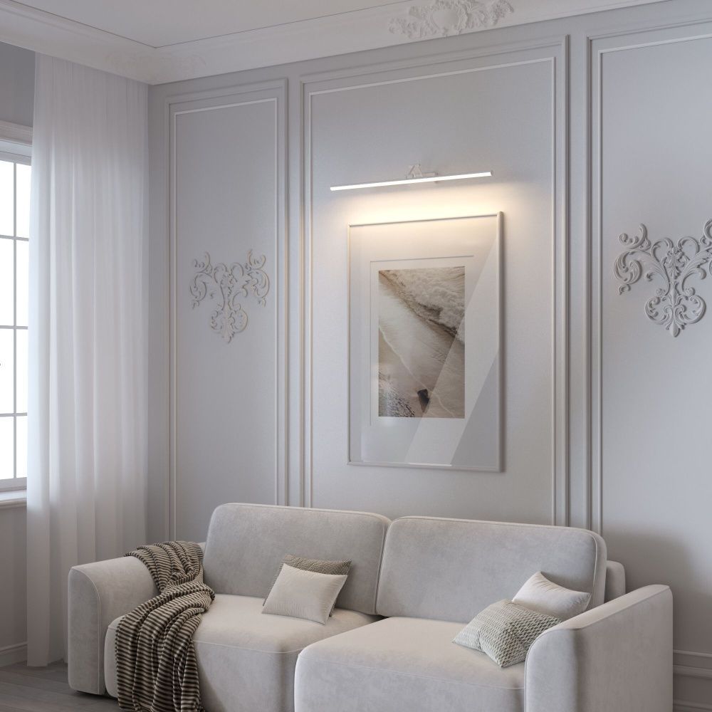 Светильник настенный светодиодный 89 см, 18W, 4000K, Elektrostandard Monza 40156/LED, белый