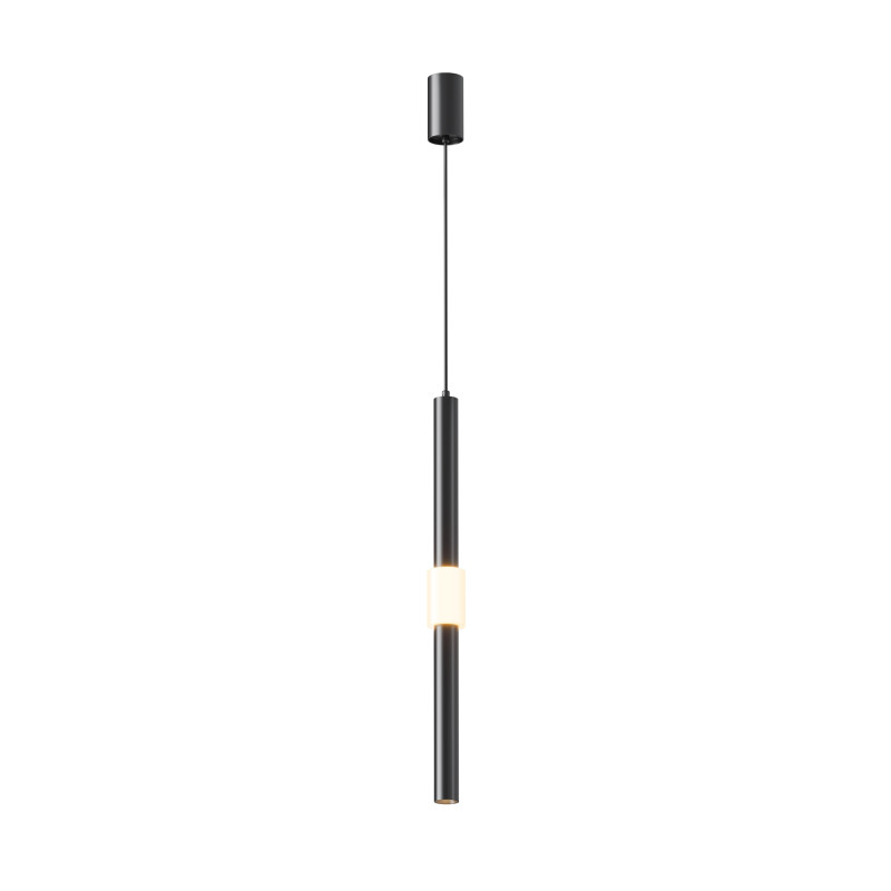 Подвесной светильник 3,5*3,5*58 см,  LED, 12W, 3000К, Maytoni Technical Jelly P105PL-12W3K-B черный