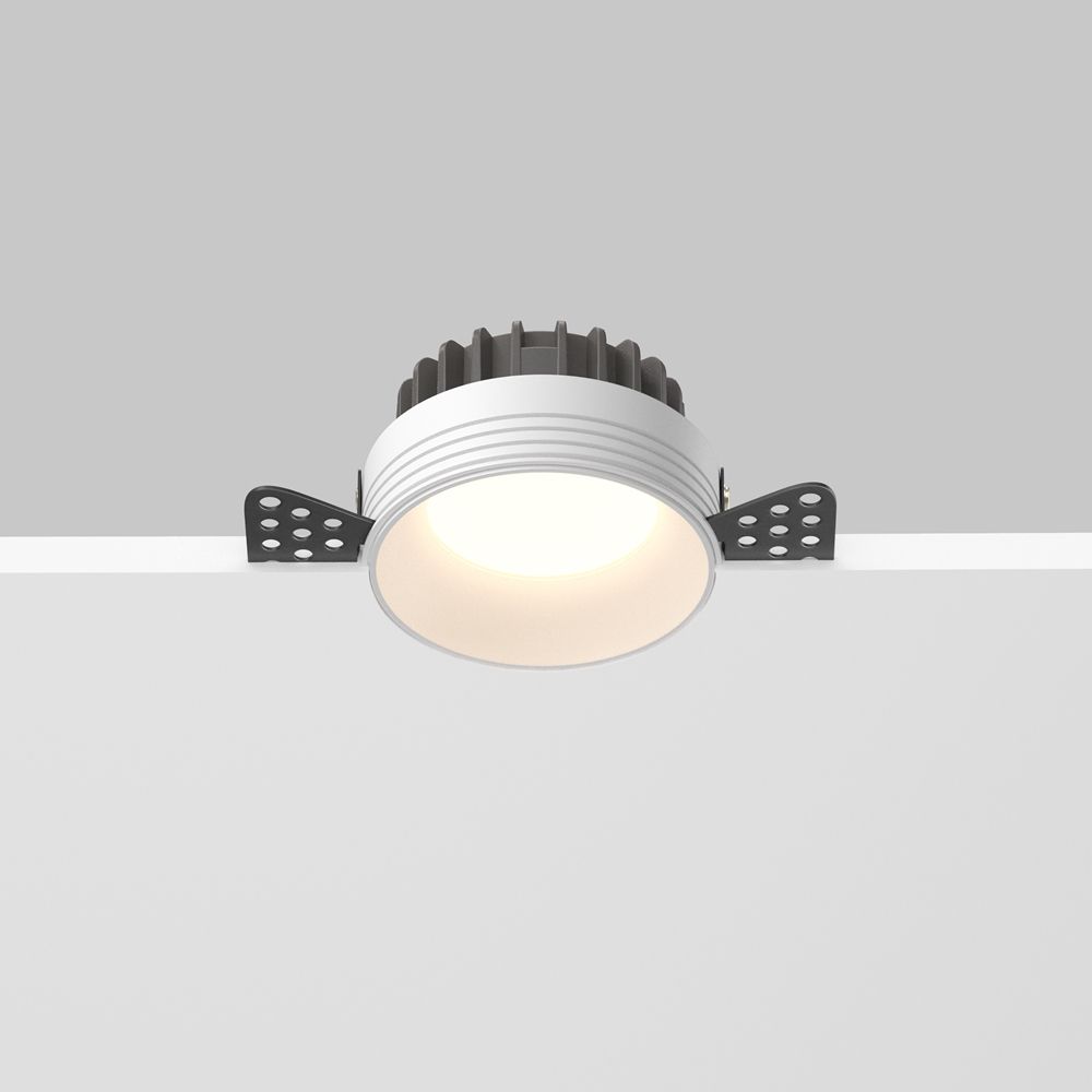 Встраиваемый светильник 8.3 см, 8W, 3000-6000K, Maytoni DL055-8W3-4-6K-TRS-W, белый