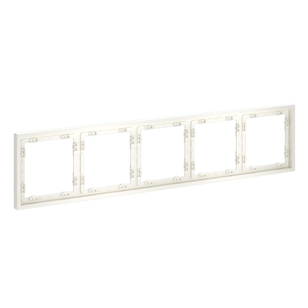 Рамка пластиковая S70 на 5 пост, хлопок Voltum VLS100513