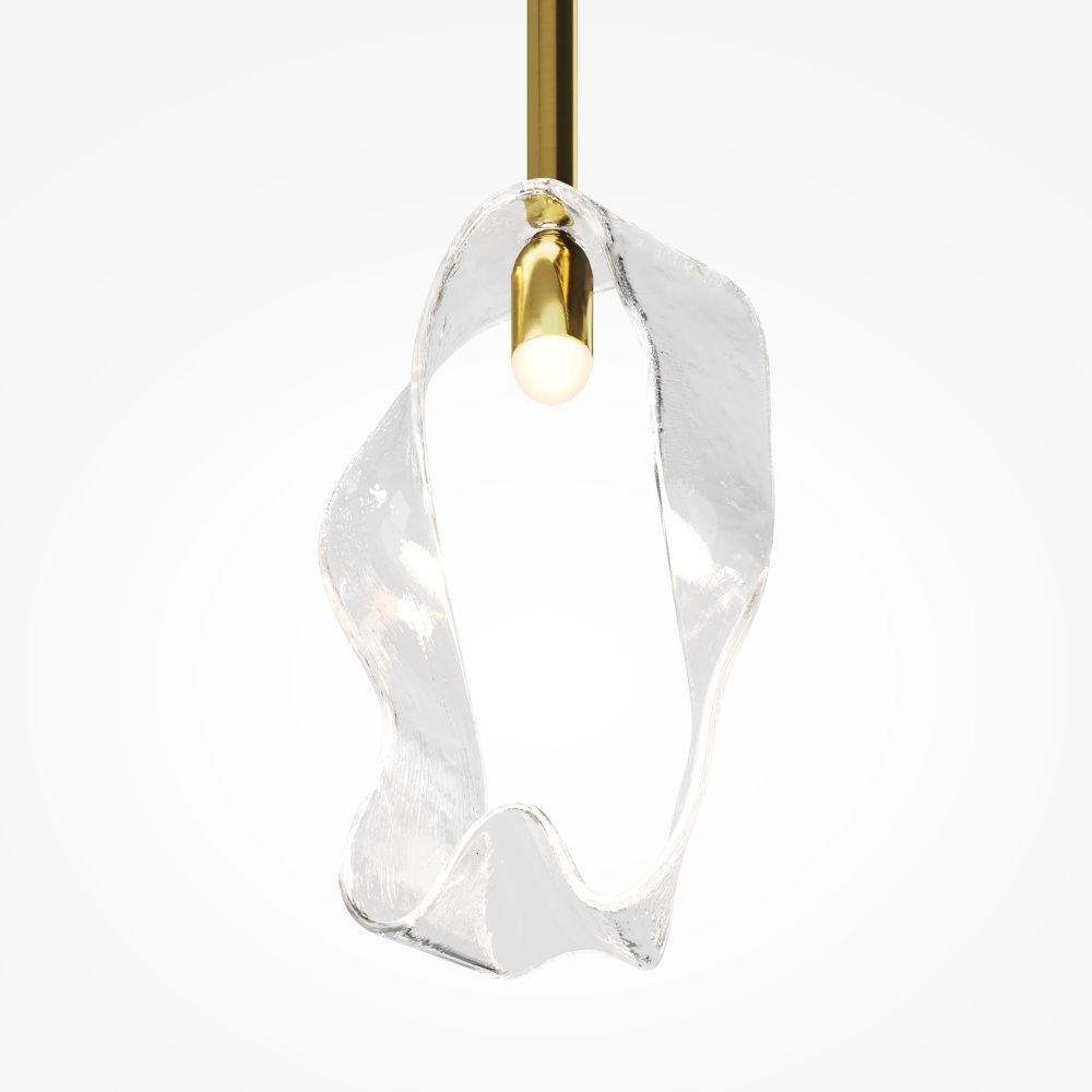 Подвесной светильник 16,2*5,5*49,3-339,3 см, *LED*3W, Maytoni Shiori MOD524PL-L3BSK3, Латунь
