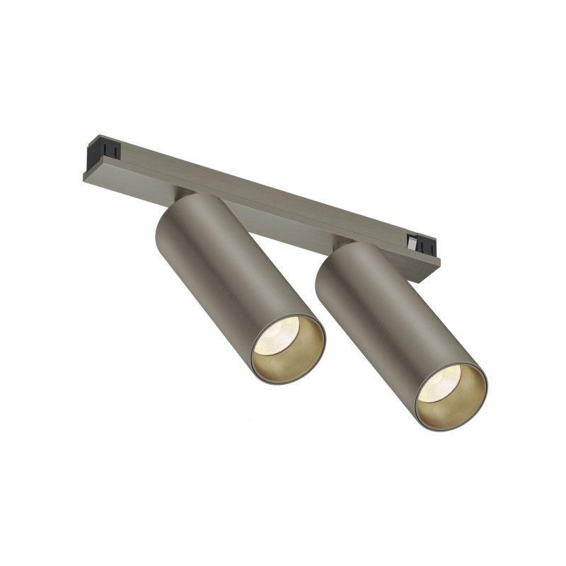 Светильник на шине 17*3,5*13,1 см, *LED*1205Lm, 3000-4000-6000K, Denkirs Shine Spot Zigbee DK5942-DN, темный никель