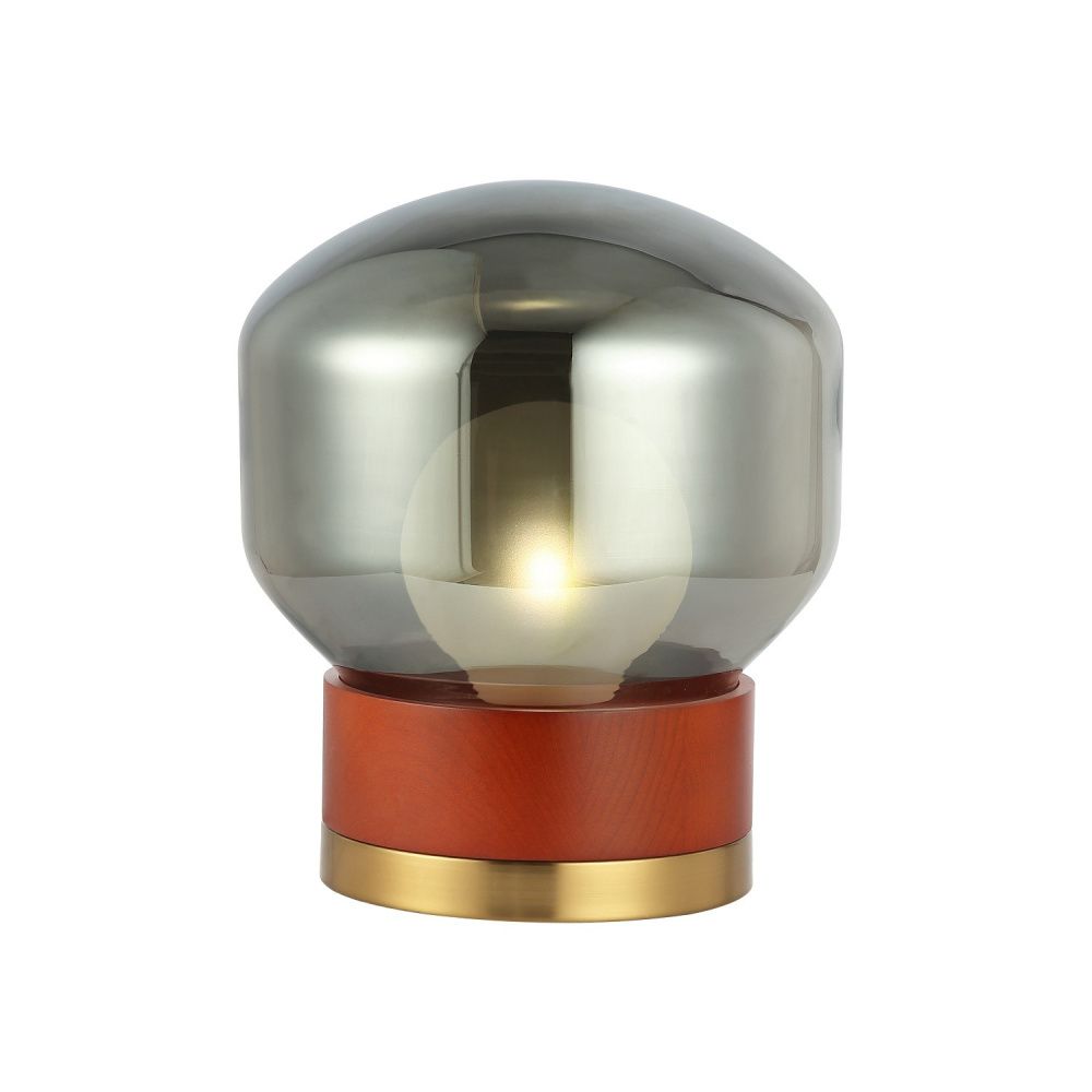 Настольная лампа 25*25*30 см, 1*G9 Gerhort G32153/1T BRS+BR GR, Бронза;Коричневый