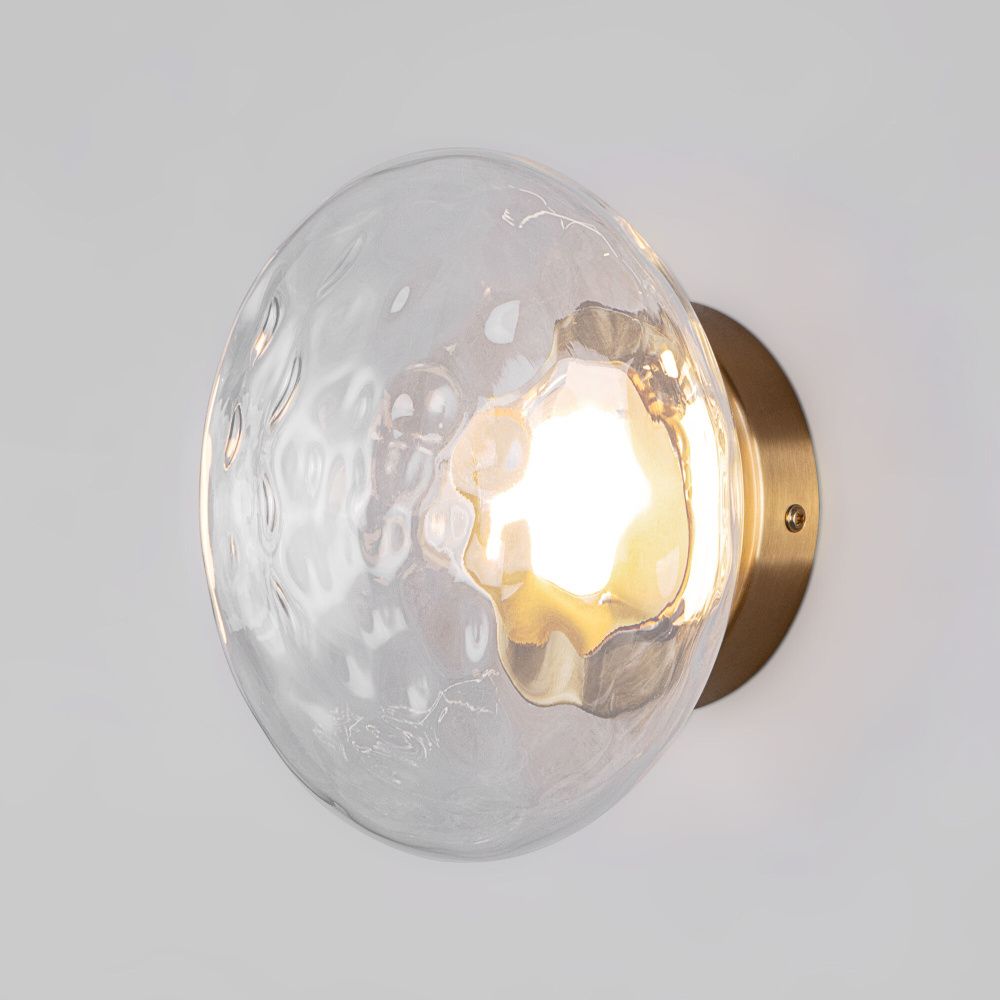 Бра 20*13*20 см, LED*5W, 3000K, Eurosvet Ripple 50389/1 LED, латунь, a069025