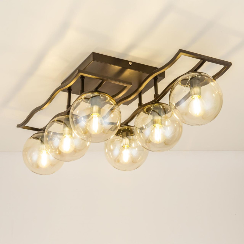 Светильник Citilux Бриз CL106265, коричневый