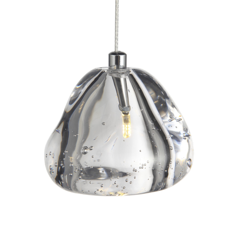 Подвесной светильник 12*200 см, LED, 3W,  3000К, ST-Luce WATERFALL SL6017.101.01 хром