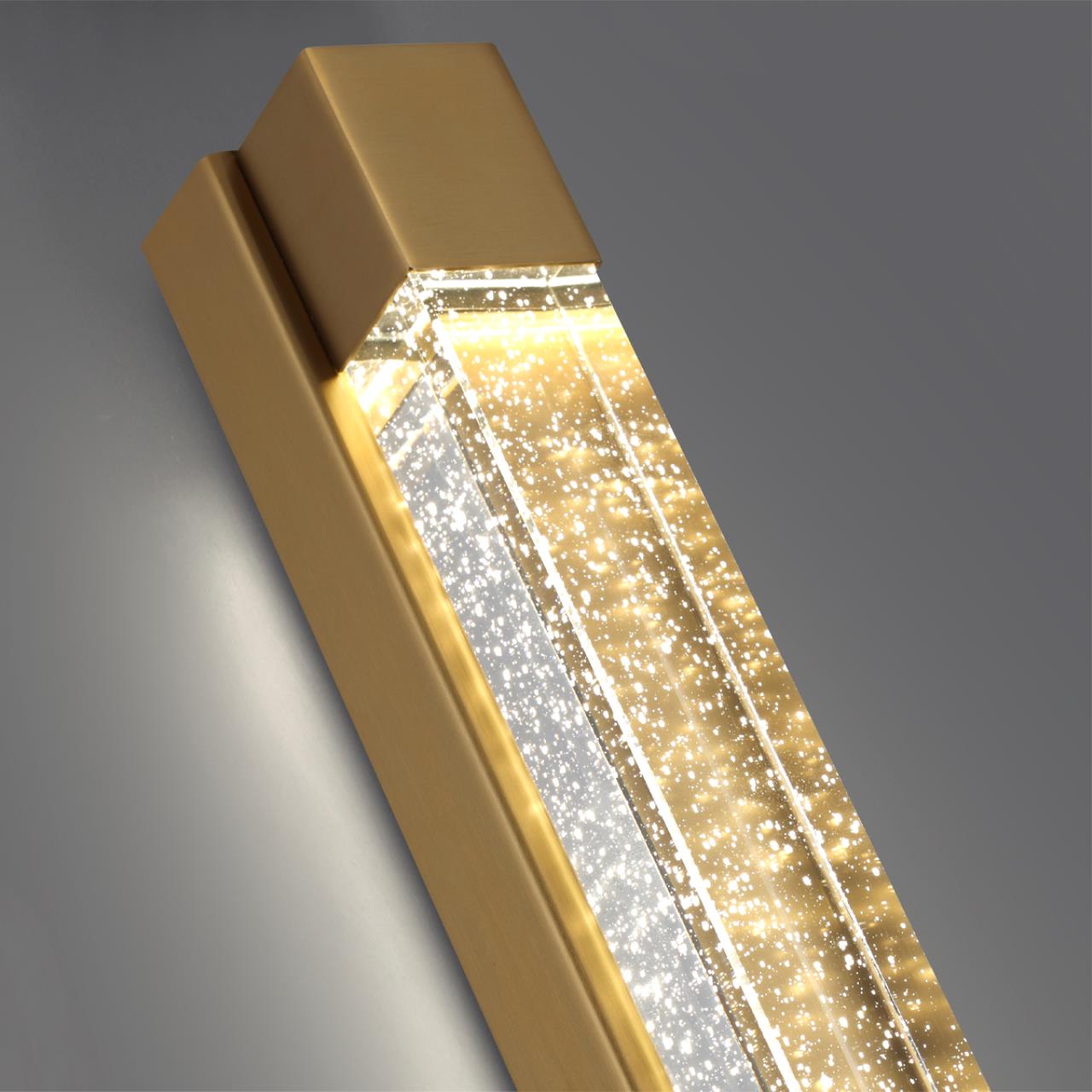 Бра 5,9*5,5*56 см, 1 LED*12W, 3000 К, Odeon Light Mirada, античная бронза 6681/12WL