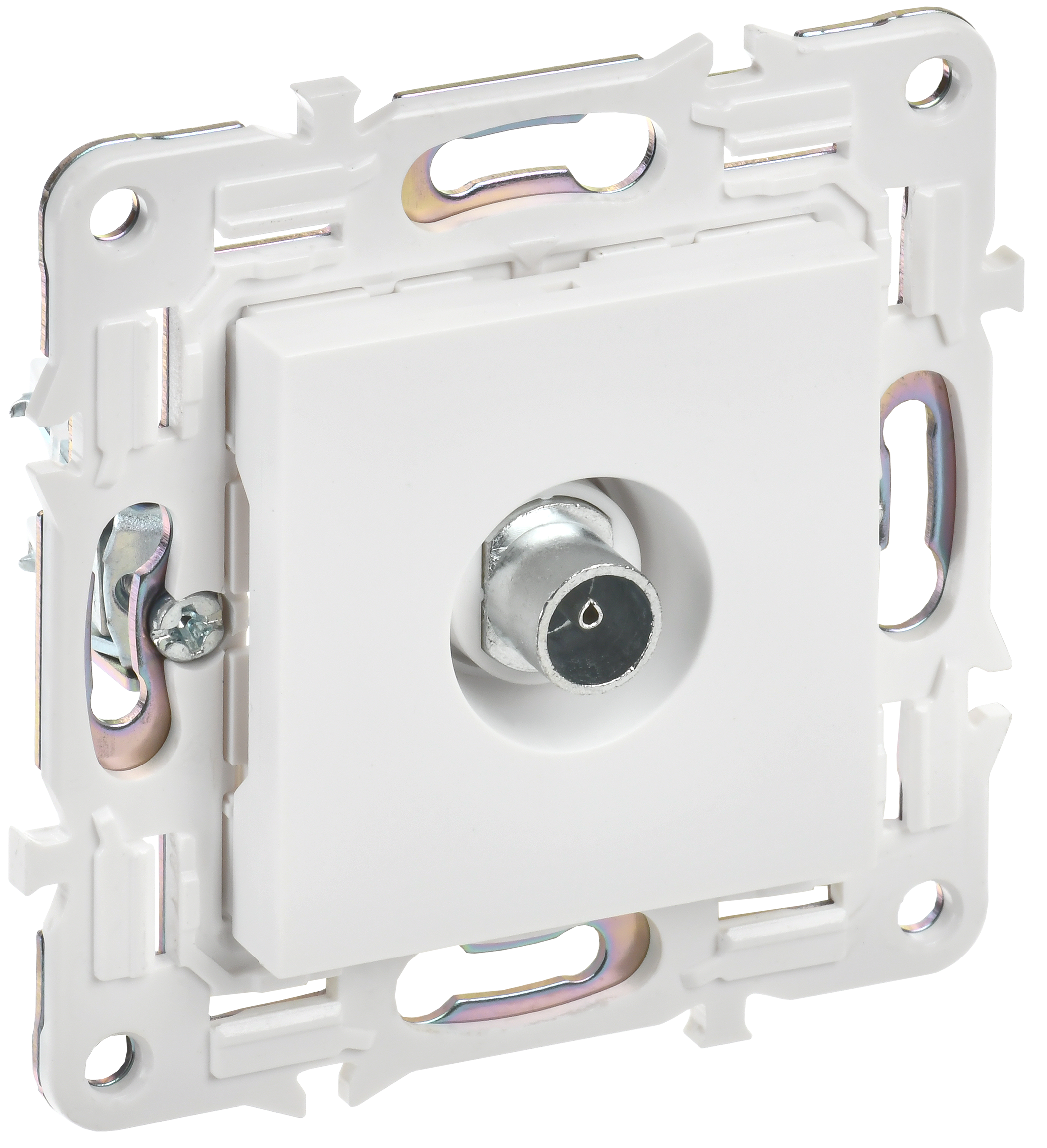 SKANDY Розетка TV оконечная SK-A12W арк. бел. IEK, SK-A10-O-K01