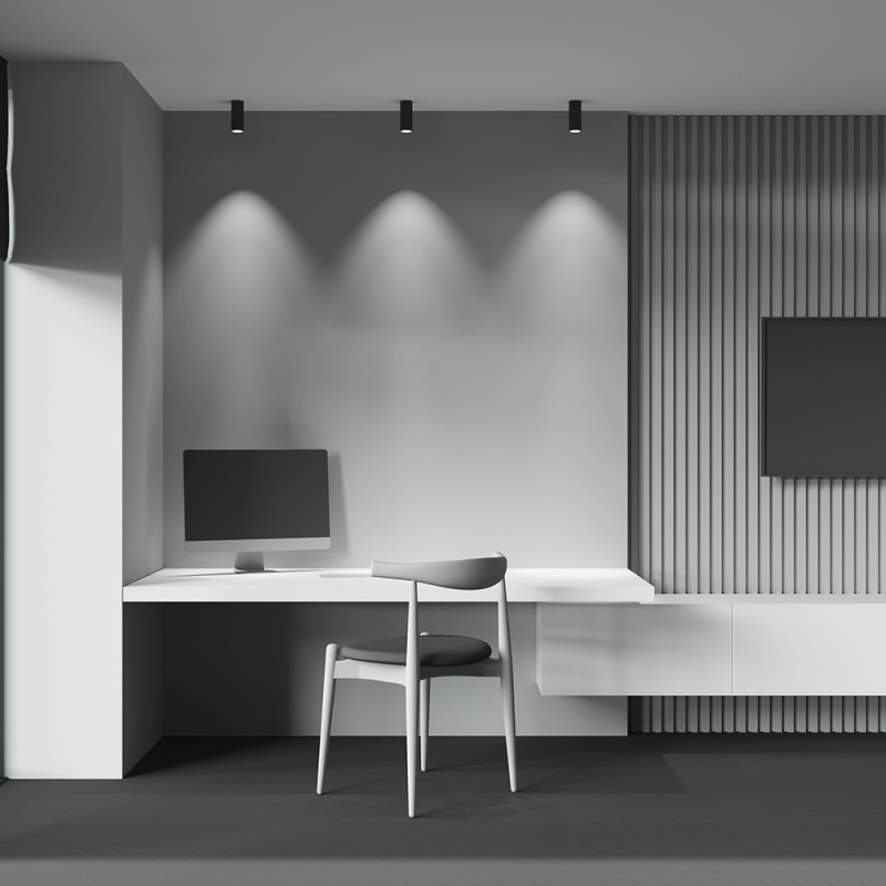 Светильник 5 см, 12W, 4000K, Maytoni Focus Led C056CL-L12B4K-W-D-B, черный, 50°, Dim, Triac