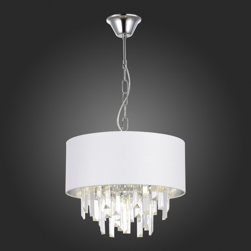 Люстра подвесная 35 см Evoluce Dahlia SLE1120-103-05 Хром