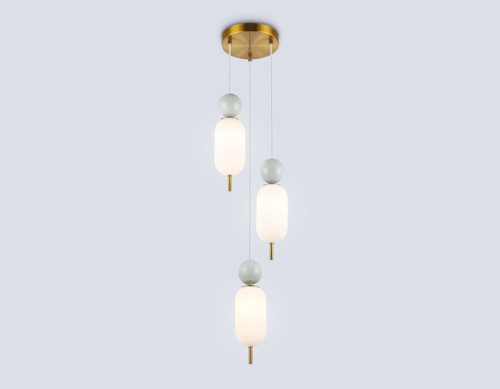 Подвесной светильник **- см, 3*G9*28W, K, Ambrella Light High Light LH53102, латунь