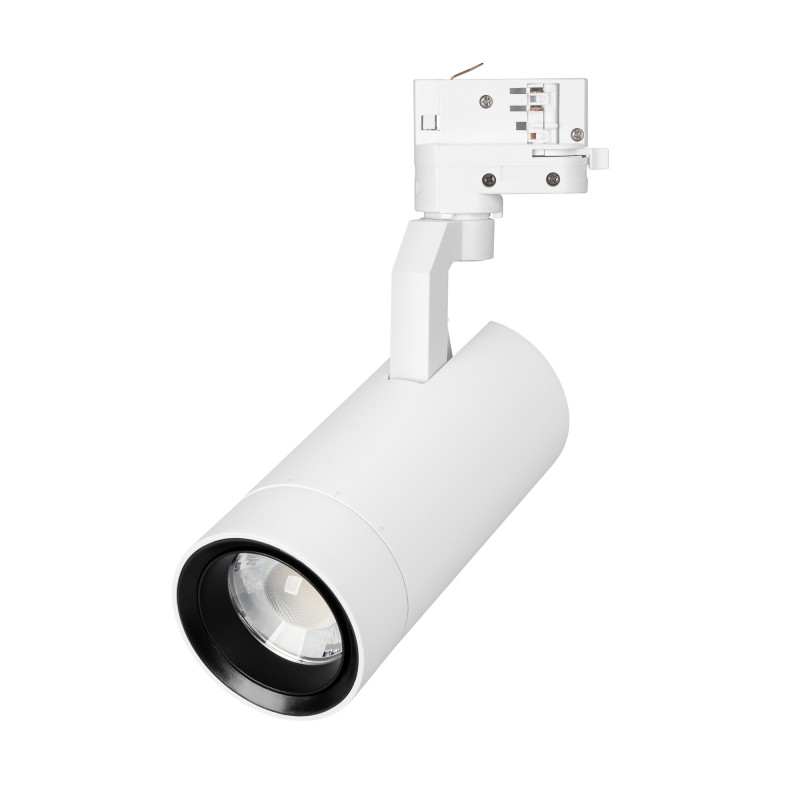 Светильник на шине Arlight 039157 8*8*28,5 см, 20W, белый (регулируемый)K,