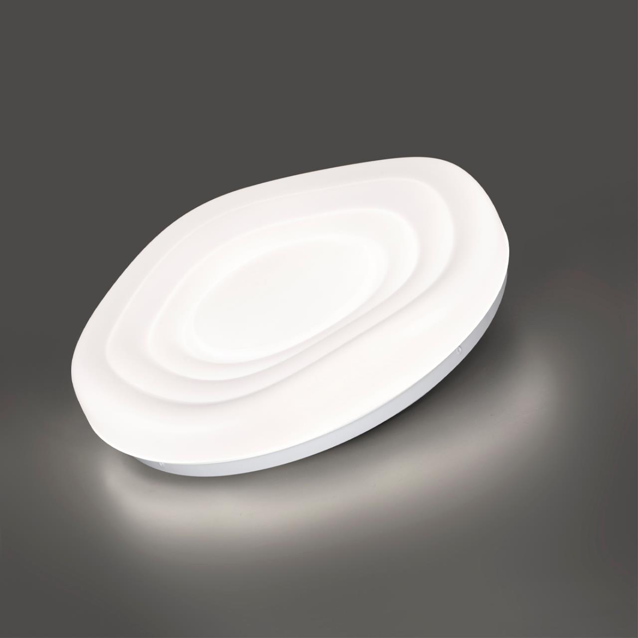 Cветильник 38*7,5 см, LED 48W, 3000-6000 К, IP43, белый, пластик Sonex Fass, 7679/DL