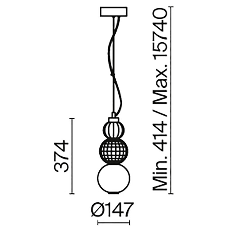 Светильник 15 см, 16W, 3000K, Maytoni P069PL-L16G3K, золото