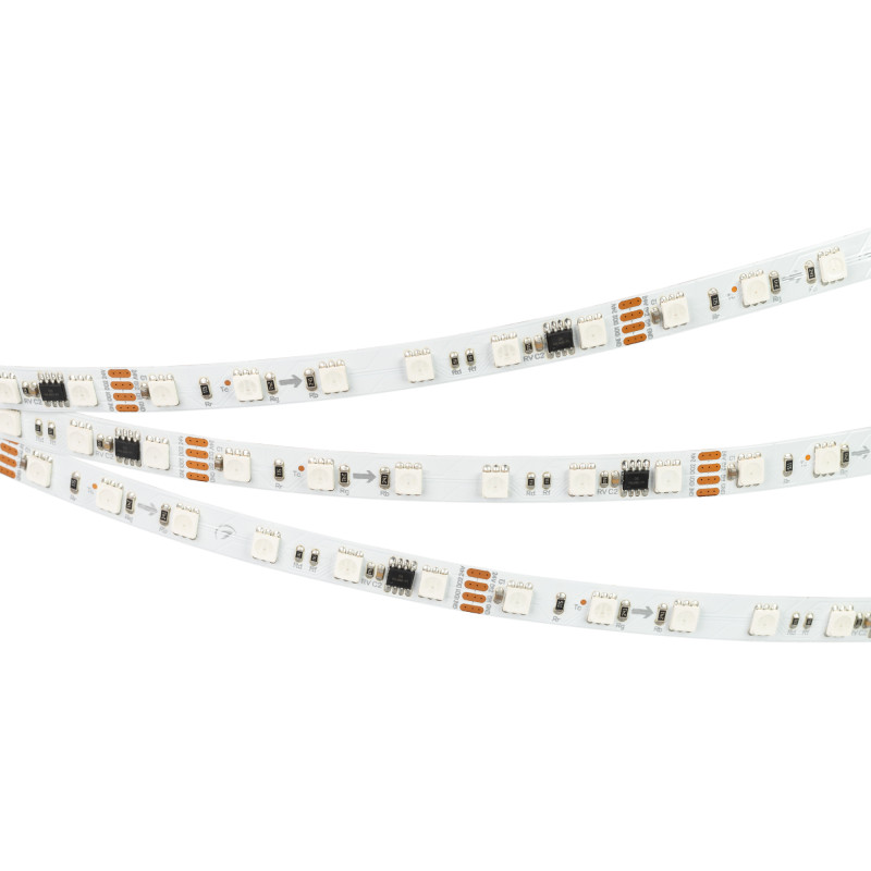 Лента SPI-B60-10mm 24V RGB-PX6-RAM (15 W/m, IP20, 5060, 5m) (Arlight, бегущий огонь) 033447. Цена указана за 5 метров. Продается кратно 5 метрам.