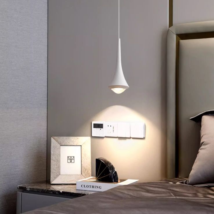 Подвесной светильник CAI B Pearl Black 8,3*8,3*23 см, 1*LED*8W, 3000K, ImperiumLoft cai-b01, Чёрный