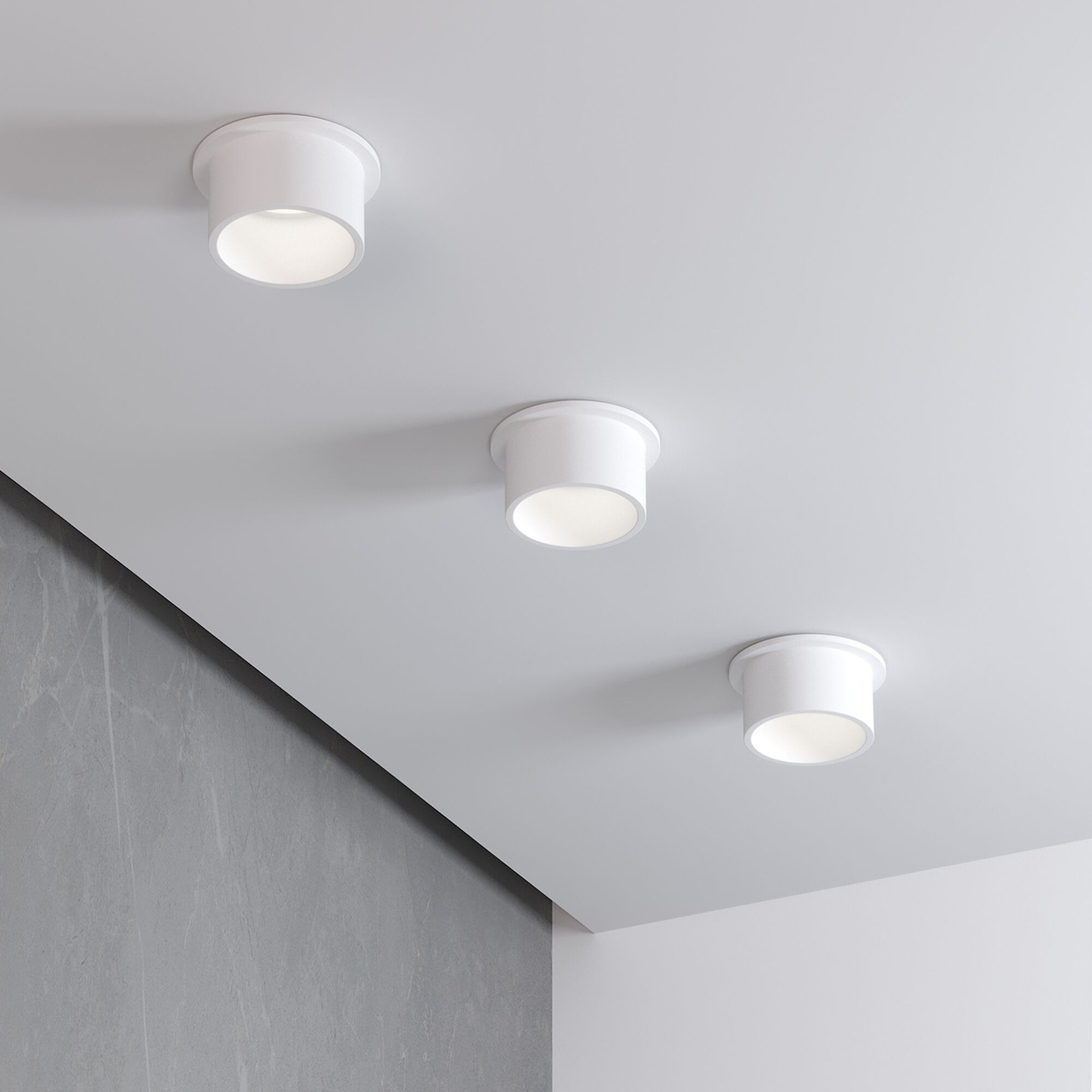 Потолочный акцентный светильник 7*7*5 см, 50W  Elektrostandard Moll 25004/01 белый