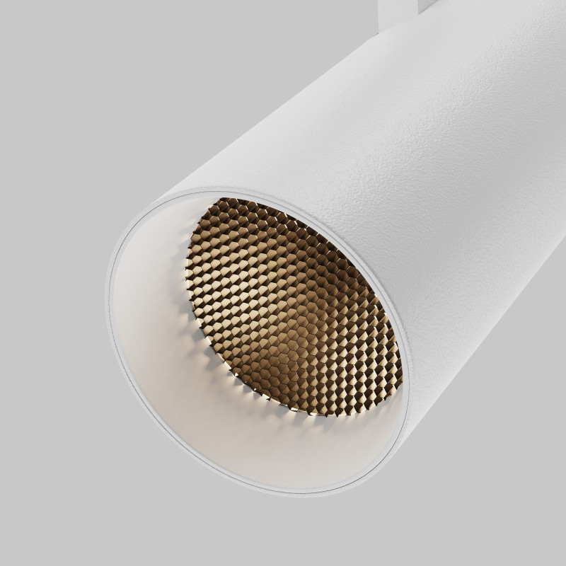 Трековый трехфазный светильник 8 см, 30W, 2700-5000K, Maytoni Focus Led TR197-3-30WCCT-M-W, белый
