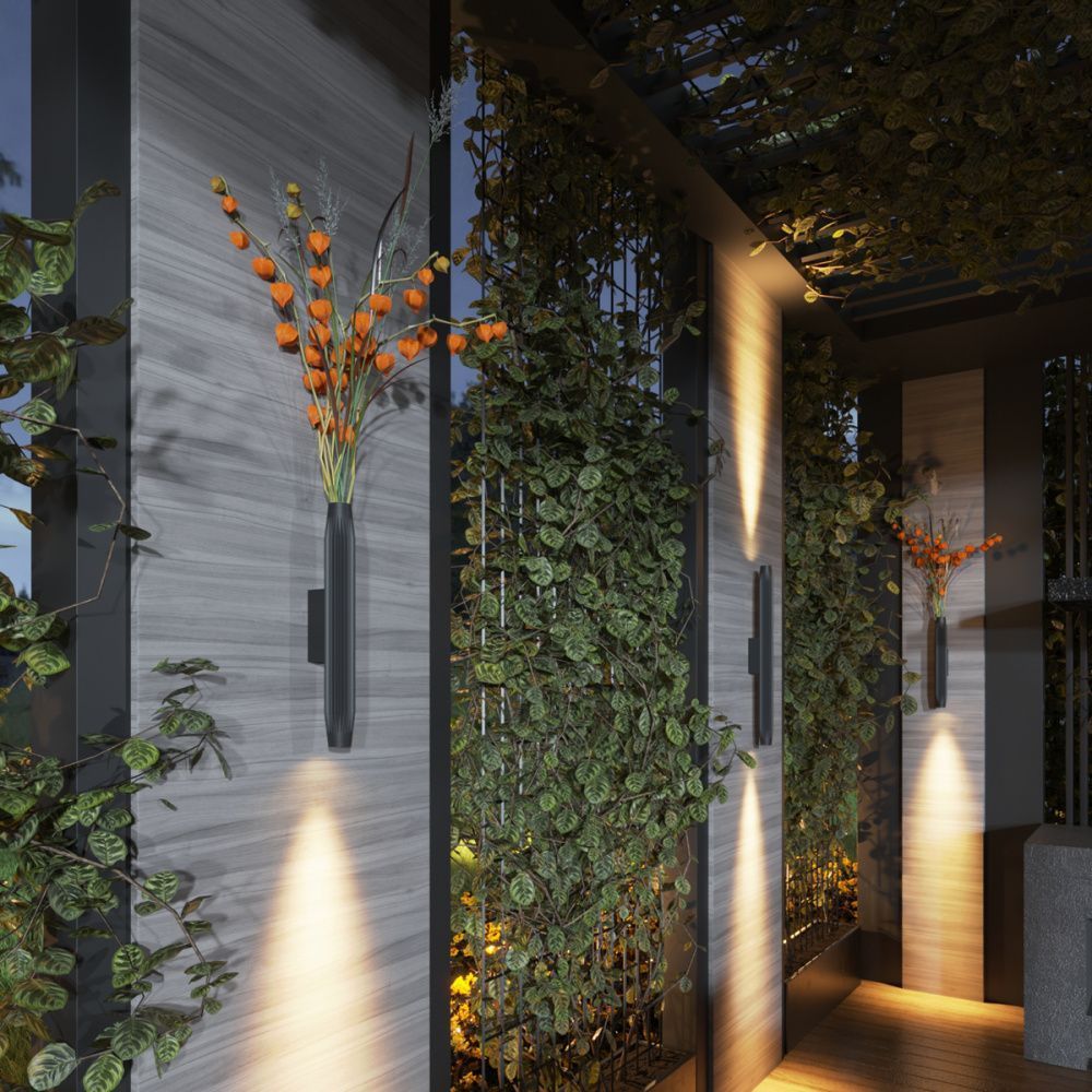 Настенный светильник 40 см, 6W, 3000K, Odeon Light 7141/6WLA, черный