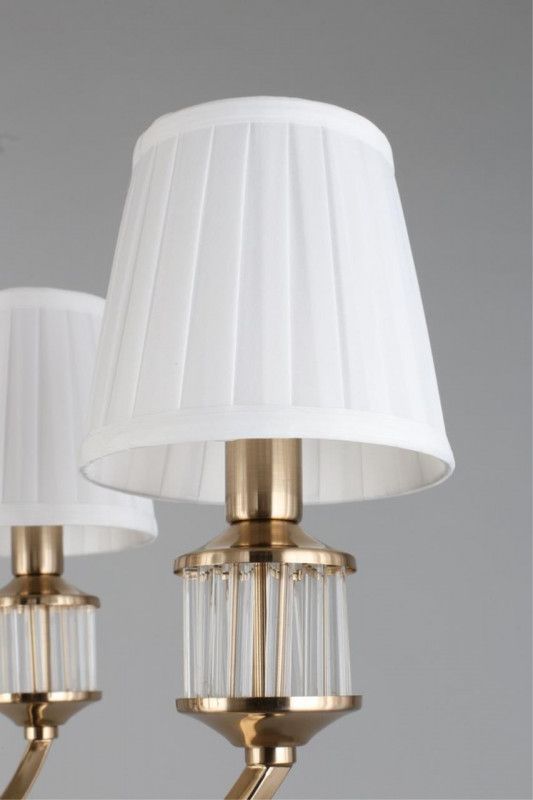 Подвесная люстра 70*45-143,5 см, 6*E14, 40W, Aployt Zhaklin APL.744.03.06, золотой