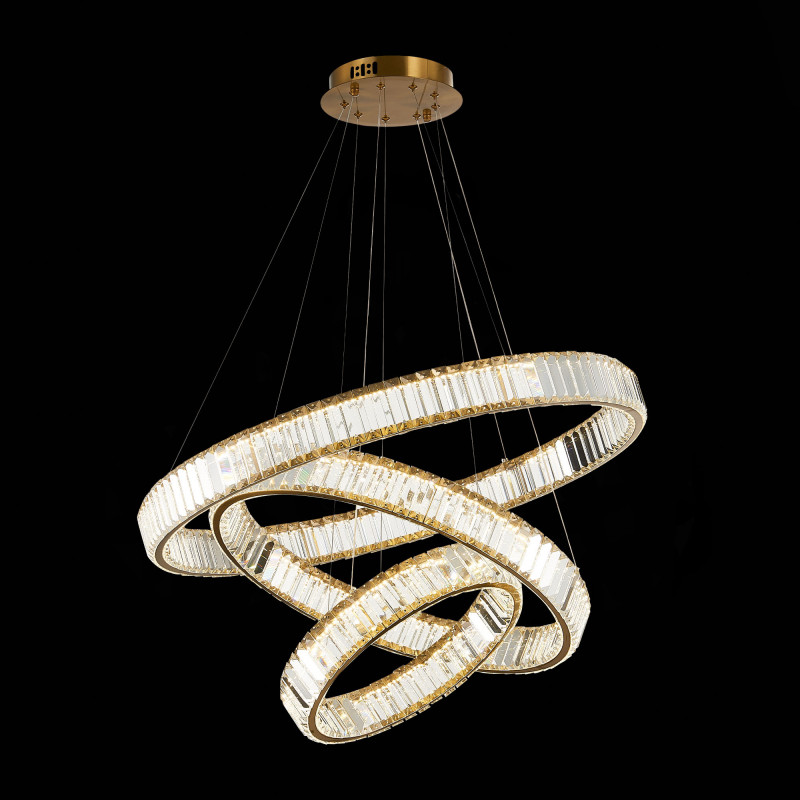 Люстра подвесная 82 см, 122W 4000K ST LUCE TIVOLI SL1622.303.03 Латунь