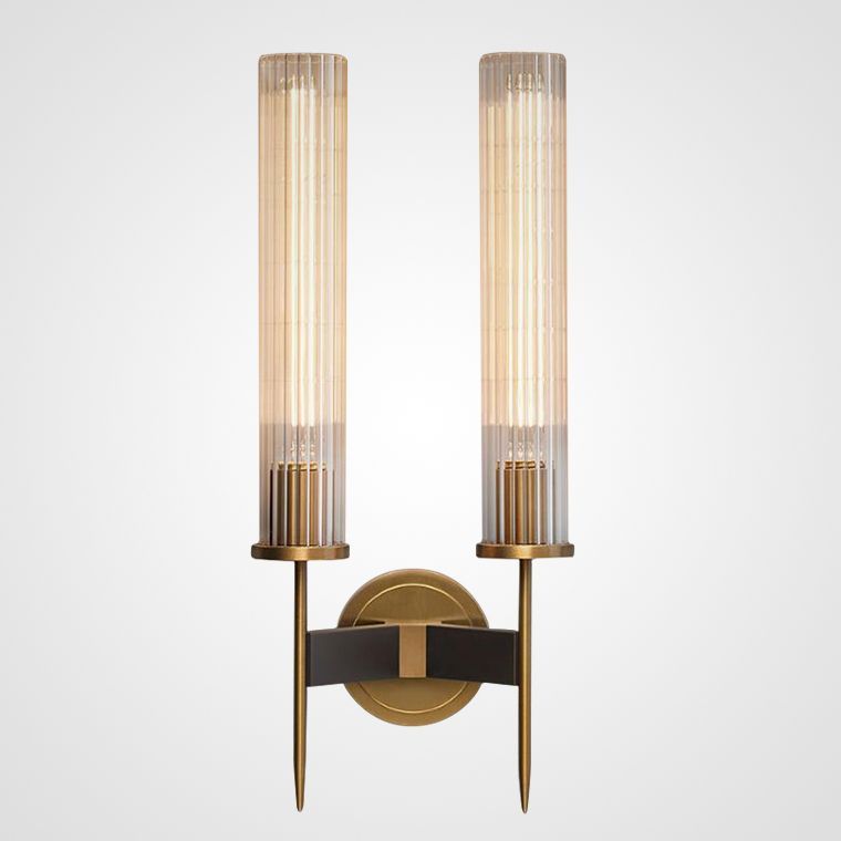 Бра Alouette 2 58*25*58 см, 2*E27*40W, ImperiumLoft BULRASH01, Латунь, Чёрный